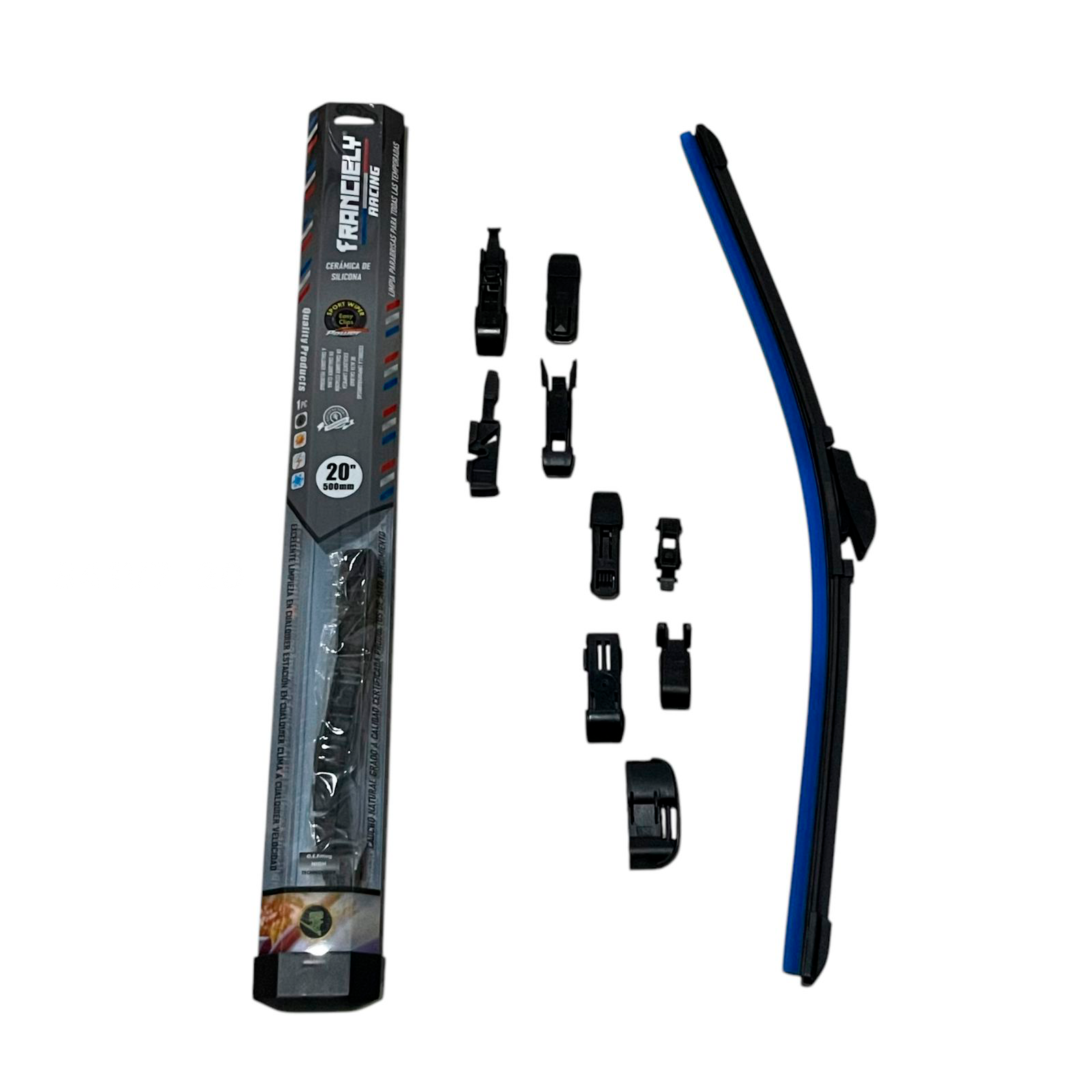 LIMPIA PARABRISA FRANCIELY FLEX 841V7 10 ENCASTRES 20"  (X60)